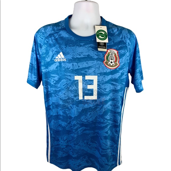 Guillermo Ochoa #1 Mexico Goalie Mens Soccer Jersey World Cup - Picture 2 of 15